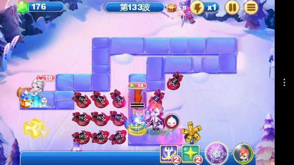 天天来塔防无尽关卡冰封溪谷导弹流高分图文教程